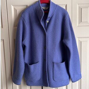 Women’s L.L. Bean 100% Wool jacket Lavender LARGE